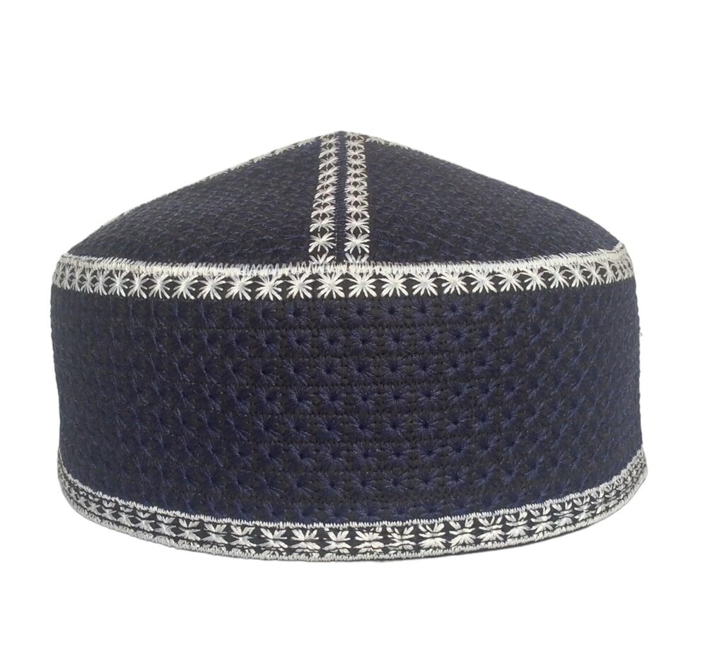 8217 Kufi Unisex Caps Muslim Prayer Cap Ramadaan Eid Caps Handmade Kufis